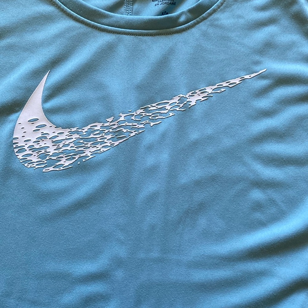 Nike Blue Active T-shirt - Picture 2 of 4
